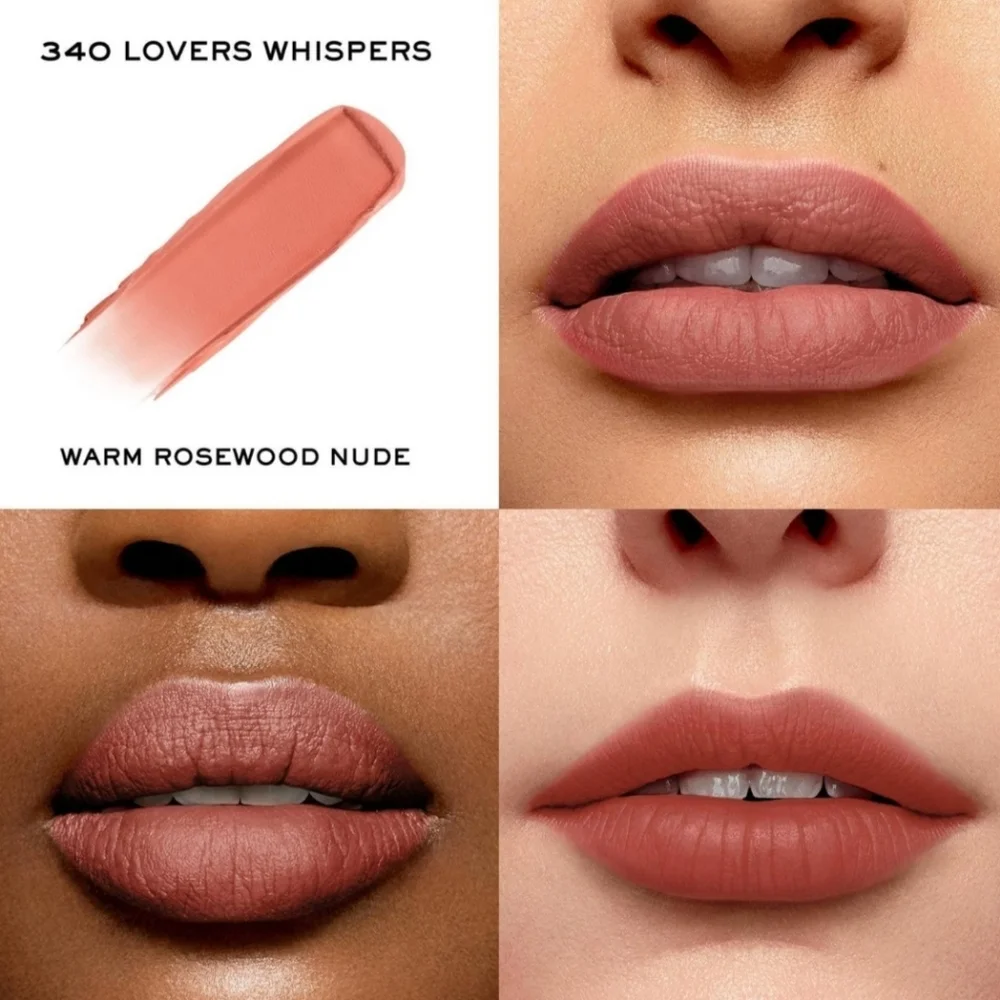 Lancome Soft Matte Lipstick in Love Whispers (Rosewood Nude)
